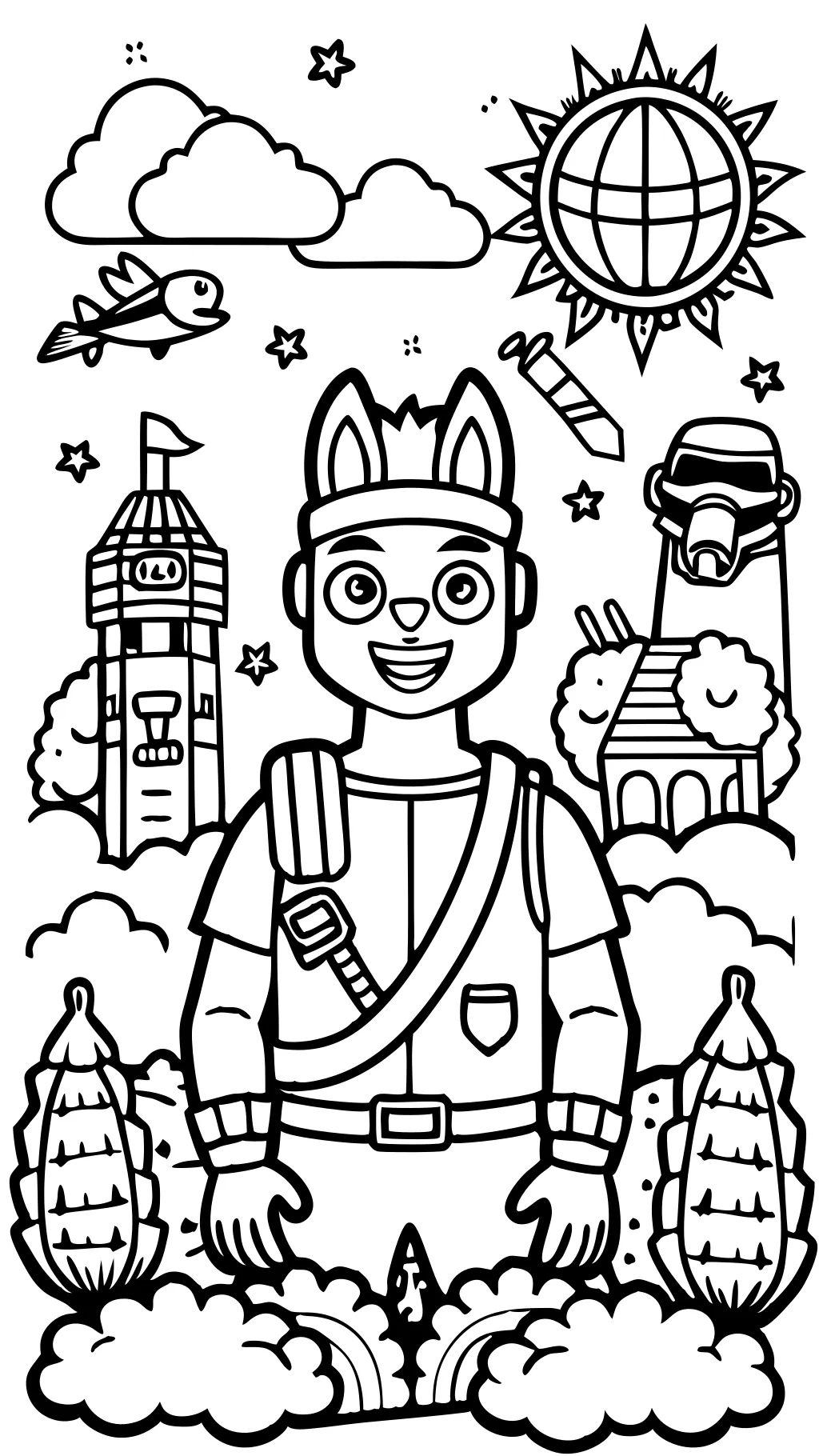 fornite coloring pages